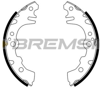 GF0673 BREMSI Комплект тормозных колодок