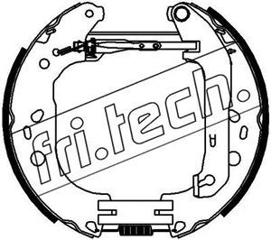 16394 fri.tech. Комплект тормозных колодок