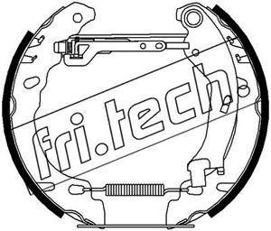 16431 fri.tech. Комплект тормозных колодок