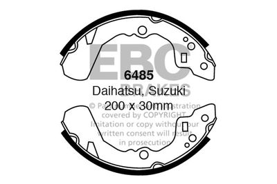 6485 EBC Brakes Комплект тормозных колодок