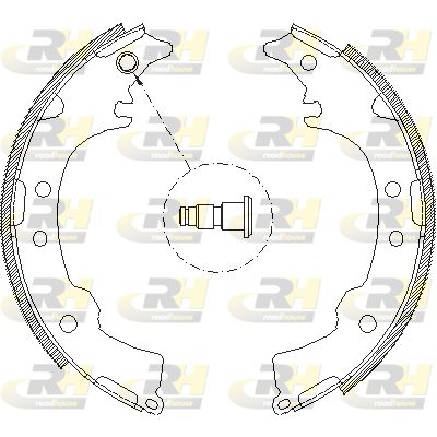 411500 ROADHOUSE Комплект тормозных колодок