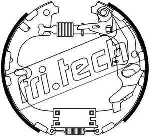 16331 fri.tech. Комплект тормозных колодок