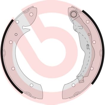 S68521 BREMBO Комплект тормозных колодок