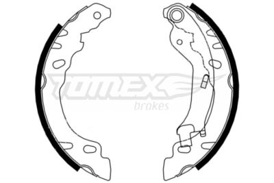 TX2161 TOMEX Brakes Комплект тормозных колодок