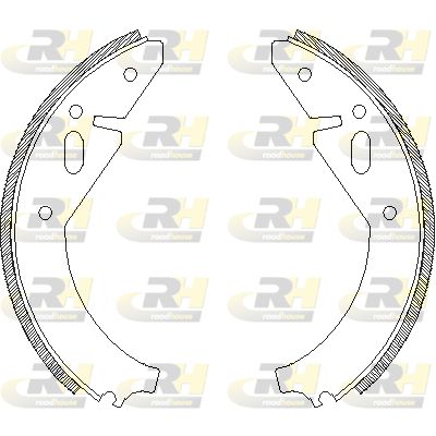 400300 ROADHOUSE Комплект тормозных колодок