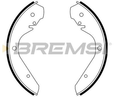 GF0538 BREMSI Комплект тормозных колодок