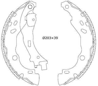 2255706 Omnicraft Комплект тормозных колодок