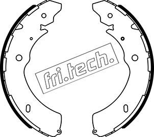 1047379 fri.tech. Комплект тормозных колодок