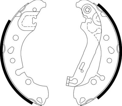 8DB355038011 HELLA Комплект тормозных колодок