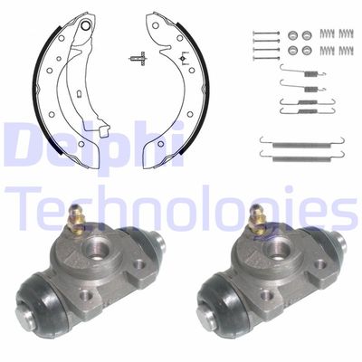 908 DELPHI Комплект тормозных колодок