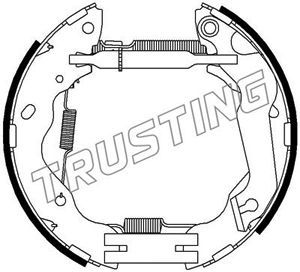 6346 TRUSTING Комплект тормозных колодок