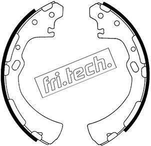 1067175 fri.tech. Комплект тормозных колодок