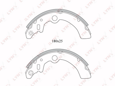 BS5101 LYNXauto Комплект тормозных колодок