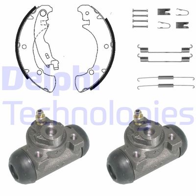 KP1033 DELPHI Комплект тормозных колодок