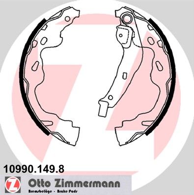 109901498 ZIMMERMANN Комплект тормозных колодок