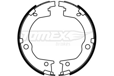 TX2255 TOMEX Brakes Комплект тормозных колодок