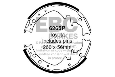 6265P EBC Brakes Комплект тормозных колодок