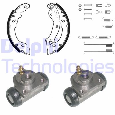 KP1091 DELPHI Комплект тормозных колодок