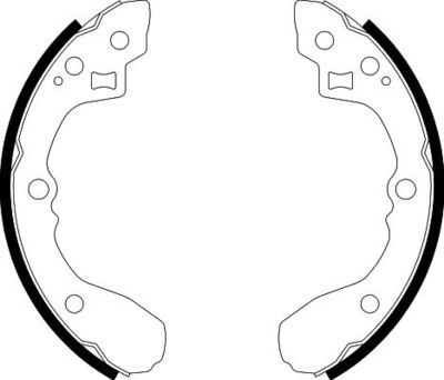 8DB355002931 HELLA PAGID Комплект тормозных колодок