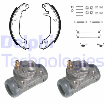 KP732 DELPHI Комплект тормозных колодок