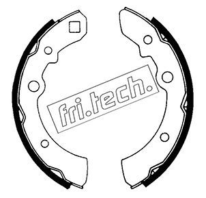 1067139 fri.tech. Комплект тормозных колодок