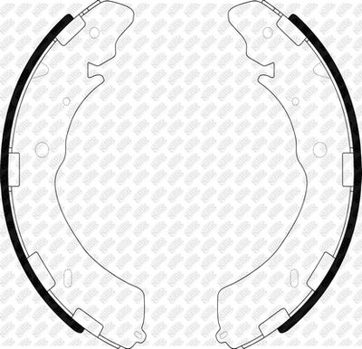 FN6741 NiBK Комплект тормозных колодок