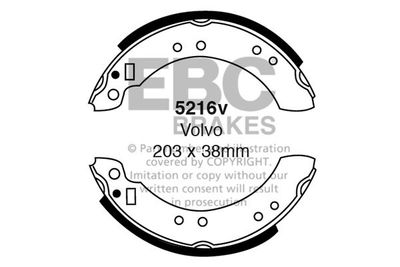 5216V EBC Brakes Комплект тормозных колодок