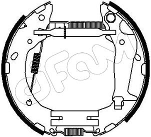 151215 CIFAM Комплект тормозных колодок