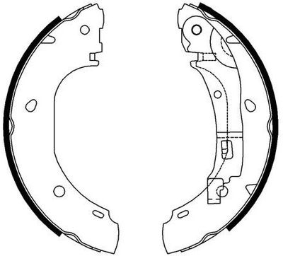 FT1068 FIT Комплект тормозных колодок