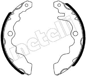 530630 METELLI Комплект тормозных колодок