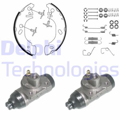 KP957 DELPHI Комплект тормозных колодок