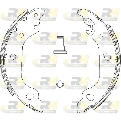 409801 ROADHOUSE Комплект тормозных колодок