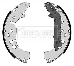 BBS6368 BORG & BECK Комплект тормозных колодок