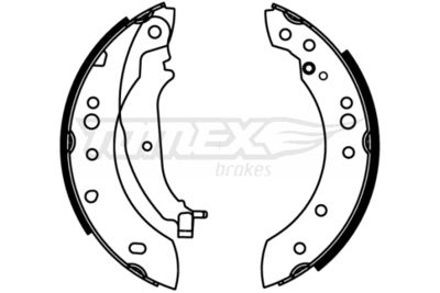 TX2221 TOMEX Brakes Комплект тормозных колодок