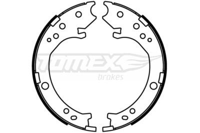 TX2251 TOMEX Brakes Комплект тормозных колодок