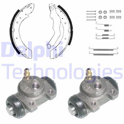 KP903 DELPHI Комплект тормозных колодок