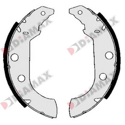 N01015 DIAMAX Комплект тормозных колодок