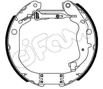 151558 CIFAM Комплект тормозных колодок