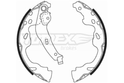 TX2182 TOMEX Brakes Комплект тормозных колодок