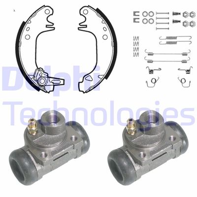 KP868 DELPHI Комплект тормозных колодок