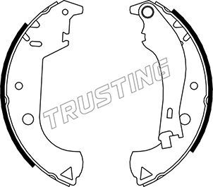 034105Y TRUSTING Комплект тормозных колодок