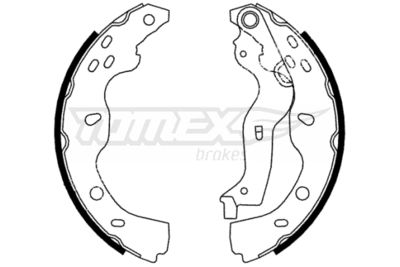 TX2238 TOMEX Brakes Комплект тормозных колодок