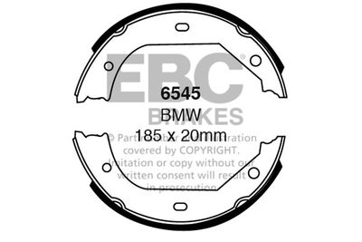 6545 EBC Brakes Комплект тормозных колодок