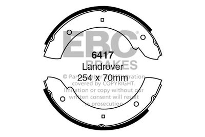 6417 EBC Brakes Комплект тормозных колодок