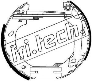 16271 fri.tech. Комплект тормозных колодок