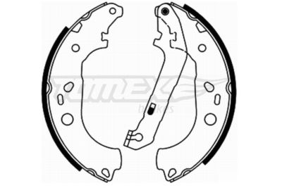 TX2195 TOMEX Brakes Комплект тормозных колодок