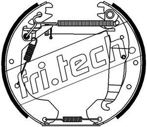 16245 fri.tech. Комплект тормозных колодок