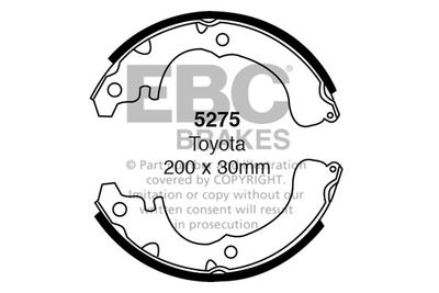 5275 EBC Brakes Комплект тормозных колодок