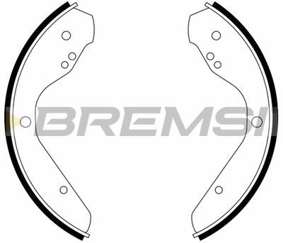 GF0538A BREMSI Комплект тормозных колодок