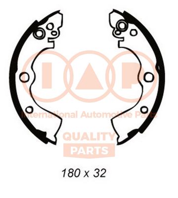 70513086 IAP QUALITY PARTS Комплект тормозных колодок